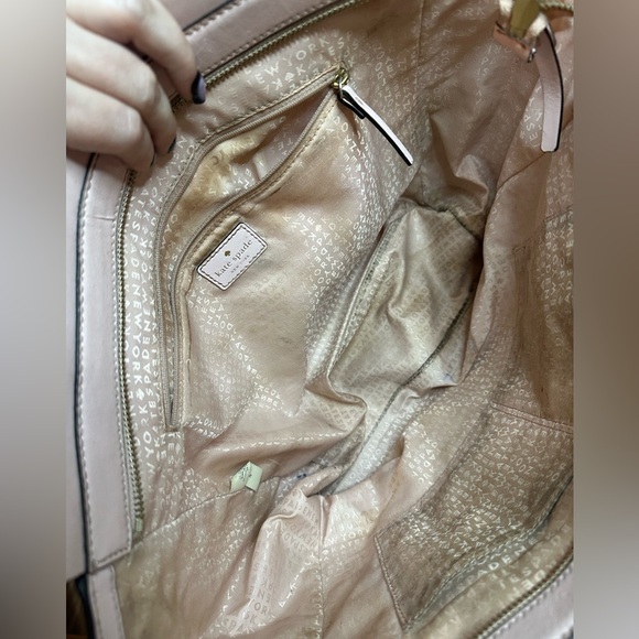 Kate Spade pink Leather Handbag with Logo Interior - Picture 7 of 7